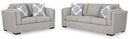 Ashley Evansley Pewter Sofa & Loveseat
