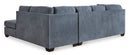 Ashley Marleton Denim 2-Piece Sectional with Chaise