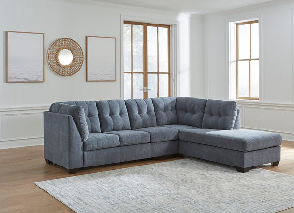 Ashley Marleton Denim 2-Piece Sectional with Chaise