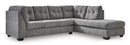 Ashley Marleton Gray 2-Piece Sectional with Chaise