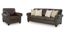 Ashley Roxmere Umber Sofa & Chair