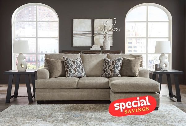 Ashley Stonemeade Taupe Sofa Chaise