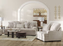 Ashley High Profile-Taupe Sofa & Chair and a Half