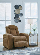 Ashley Wolfridge Brindle Power Reclining Sofa & Power Recliner