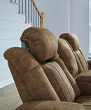 Ashley Wolfridge Brindle Power Reclining Sofa & Power Recliner
