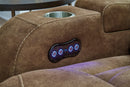 Ashley Wolfridge Brindle Power Reclining Sofa & Power Recliner