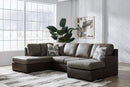 Ashley Castille Way Fossil 2-Piece Sectional with Chaise