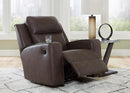 Ashley Lavenhorne Granite Reclining Sofa with Drop down Table & Recliner
