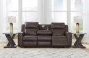 Ashley Lavenhorne Granite Reclining Sofa with Drop down Table & Recliner