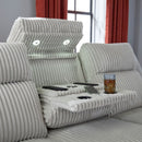 Ashley Forest Lake Alloy PWR REC Sofa & Recliner with ADJ Headrest