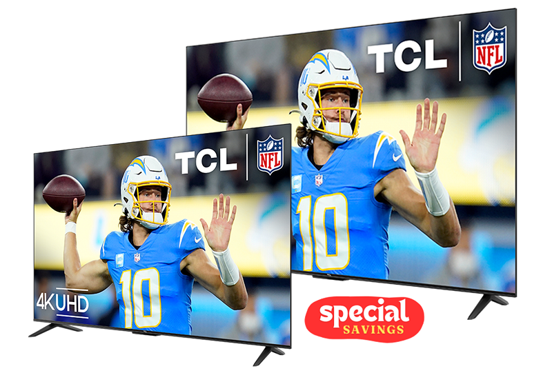 TCL 65"/ 55" Bundle-S Class 4K UHD HDR LED Smart TV with Google TV (S450G Series)