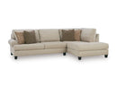 Ashley Steelwater Retreat Latte 2-Piece Sectional with Chaise