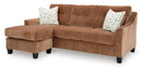 Ashley Amity Bay Clay Sofa Chaise