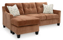 Ashley Amity Bay Clay Sofa Chaise
