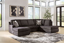 Ashley Lentiz Onyx 2-Piece Sectional with Chaise