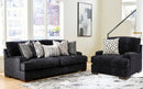 Ashley Whitmore Manor Black Pearl Sofa & Chair and a Half