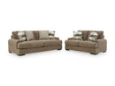 Ashley Jayne Park Pecan Sofa & Loveseat