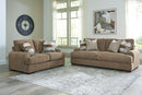 Ashley Jayne Park Pecan Sofa & Loveseat