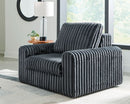 Ashley HamlinBay Gunmetal Power Gliding Chaise