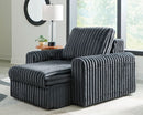 Ashley HamlinBay Gunmetal Power Gliding Chaise