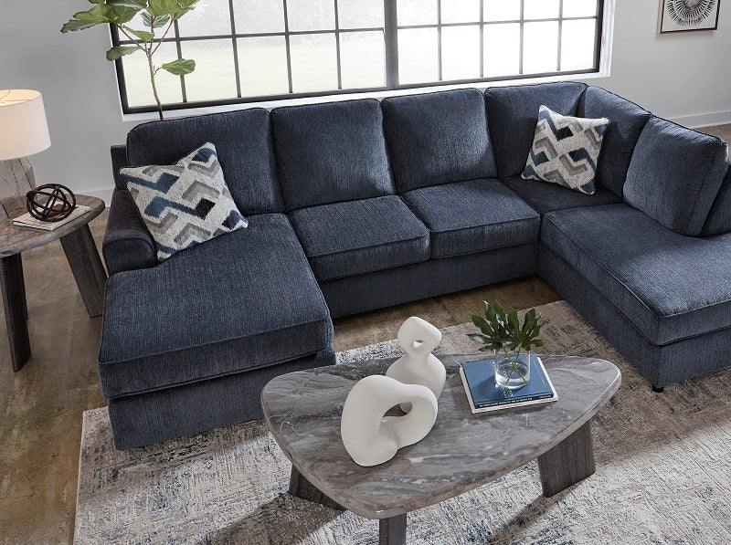 Ashley Albar Place-Cobalt 2-Piece Sectional