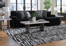 Ashley Midnight-Madness Onyx 2-Piece Sectional Sofa with Chaise