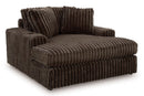 Ashley Midnight-Madness Chocolate Oversized Chaise