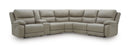 Ashley Narwhal Place Pebble 6-Piece Power Reclining Sectional