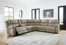 Ashley Narwhal Place Pebble 6-Piece Power Reclining Sectional