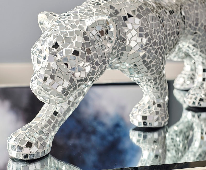 Ashley Drice Panther Sculpture-Mirror