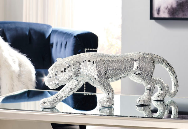 Ashley Drice Panther Sculpture-Mirror