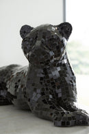 Ashley Drice Panther Sculpture-Black