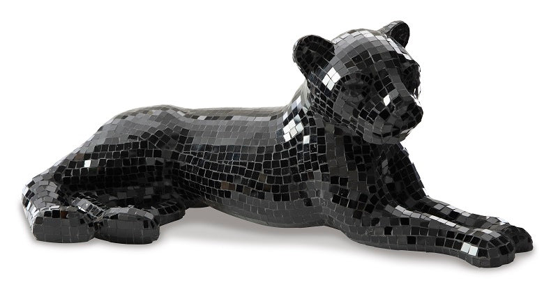 Ashley Drice Panther Sculpture-Black