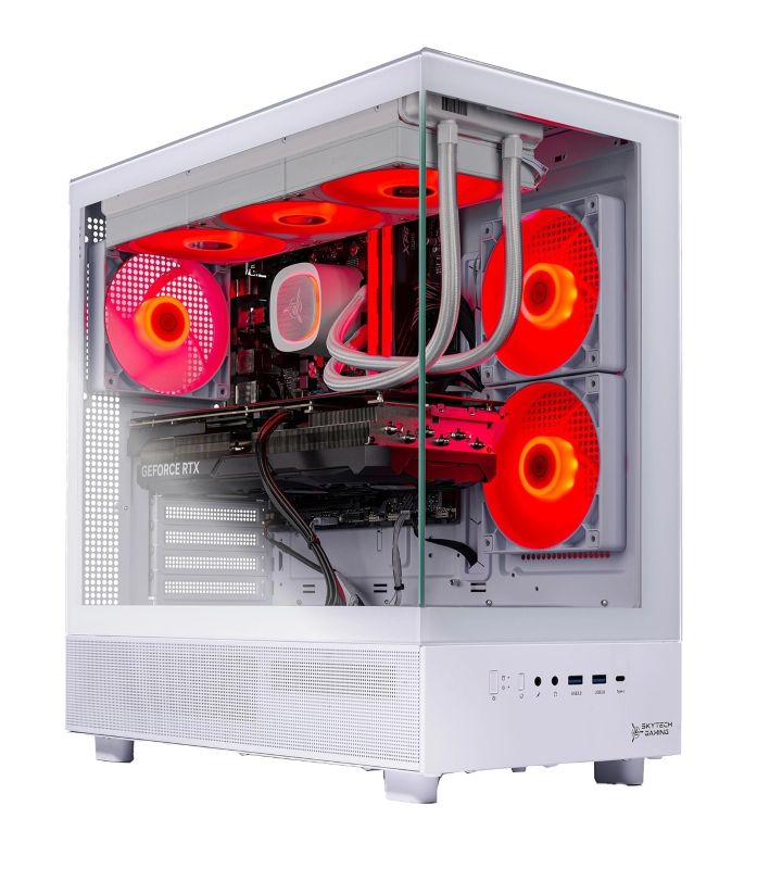 Rent To Own SKYTECH White Azure 3 Gaming Computer