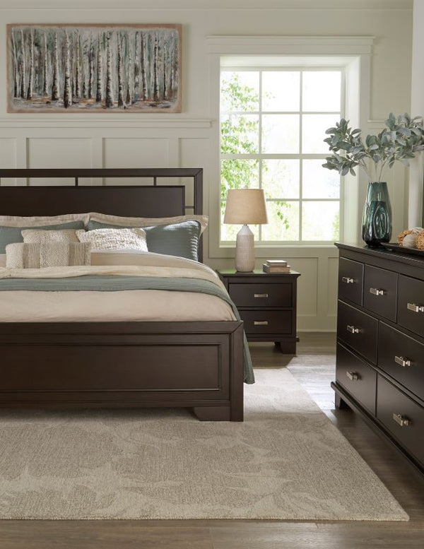 Ashley Covetown Dark Brown 5-Piece Bedroom Group