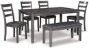 Ashley Bridson Dining Set w/Bench