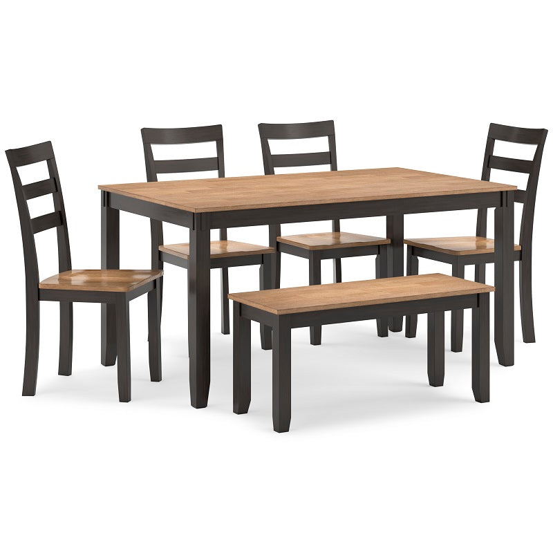 Ashley Gesthaven Natural/Brown Dining Room Table Set