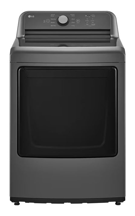 LG 4.1 cu. ft. Top Load Washer with 4-Way Agitator® and TurboDrum™ Technology & 7.3 cu. ft. Ultra Large Capacity Rear Control Electric Dryer with Sensor Dry Technology