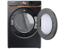 Samsung 5 Cu. Ft. Brushed Black Extra Large Capacity Smart Front Load Washer With Super Speed Wash & Steam (WF50BG8300AVUS) & 7.5 Cu. Ft. Brushed Black Smart Electric Dryer With Steam Sanitize+ & Sensor Dry (DVE50BG8300VA3)
