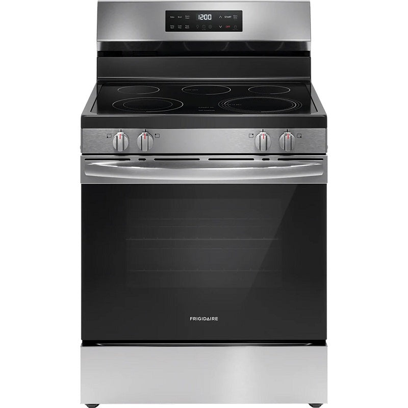 Frigidaire 30" Electric Range with the EvenTemp, steam clean - Stainless (FCRE3062AS)