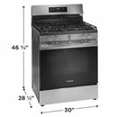 Frigidaire 30" Gas Range with Air Fry (FCRG3083AS)