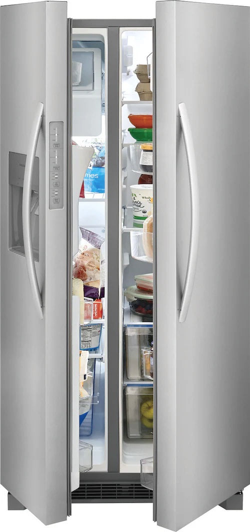 Frigidaire 22.3 Cu. Ft. 33" Standard Depth Side by Side Refrigerator-Stainless
