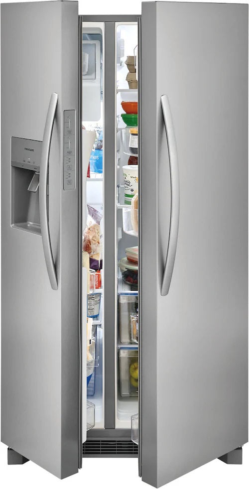 Frigidaire 25.6 Cu. Ft. 36" Standard Depth Side by Side Refrigerator-Stainless