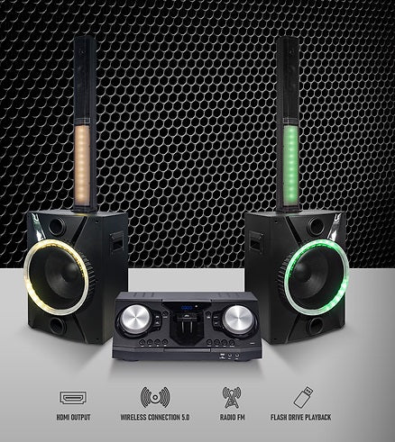 Rent To Own AlienPro 2500W TV Audio System