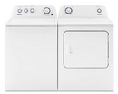 AMANA Large Capacity Top Load Washer with High-Efficiency Agitator (NTW4519JW) & 6.5 cu. ft. Electric Dryer with Wrinkle Prevent Option (NED4655EW)
