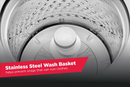 AMANA Large Capacity Top Load Washer with High-Efficiency Agitator (NTW4519JW) & 6.5 cu. ft. Electric Dryer with Wrinkle Prevent Option (NED4655EW)