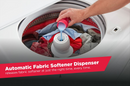AMANA Large Capacity Top Load Washer with High-Efficiency Agitator (NTW4519JW) & 6.5 cu. ft. Electric Dryer with Wrinkle Prevent Option (NED4655EW)