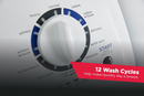 AMANA Large Capacity Top Load Washer with High-Efficiency Agitator (NTW4519JW) & 6.5 cu. ft. Electric Dryer with Wrinkle Prevent Option (NED4655EW)