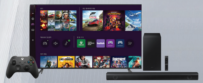 Samsung 50” Game Hub TV, Soundbar & Controller Bundle