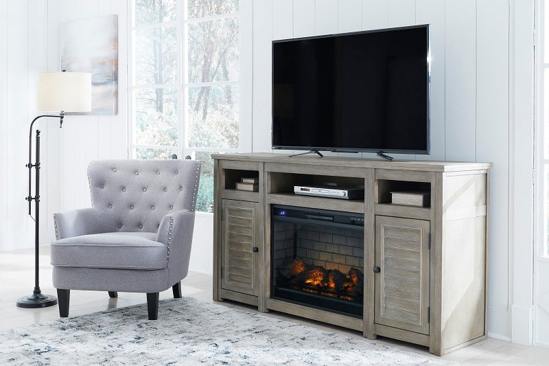 Ashley Moreshire 72" TV Stand with Electric Fireplace